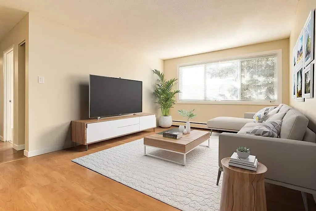 Recently renovated suites with modern interiors | Enjoy balconies with park views at Canada West Courts!
