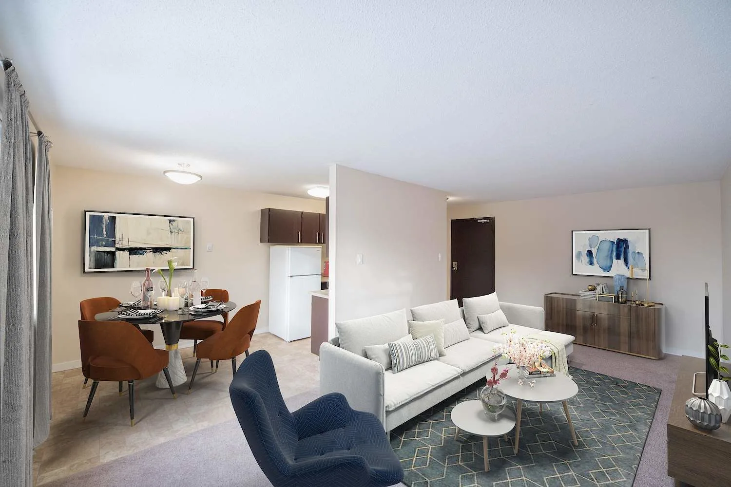 Simple, well-maintained, cat-friendly suites in Fort Richmond