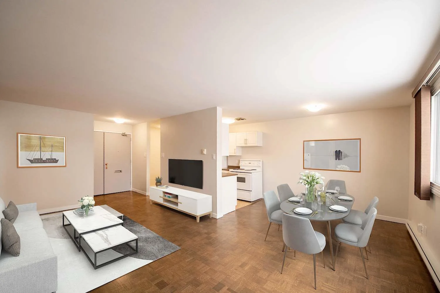 Free indoor parking and spacious suites at Victoria Arms in Winnipeg's St. James neighbourhood.