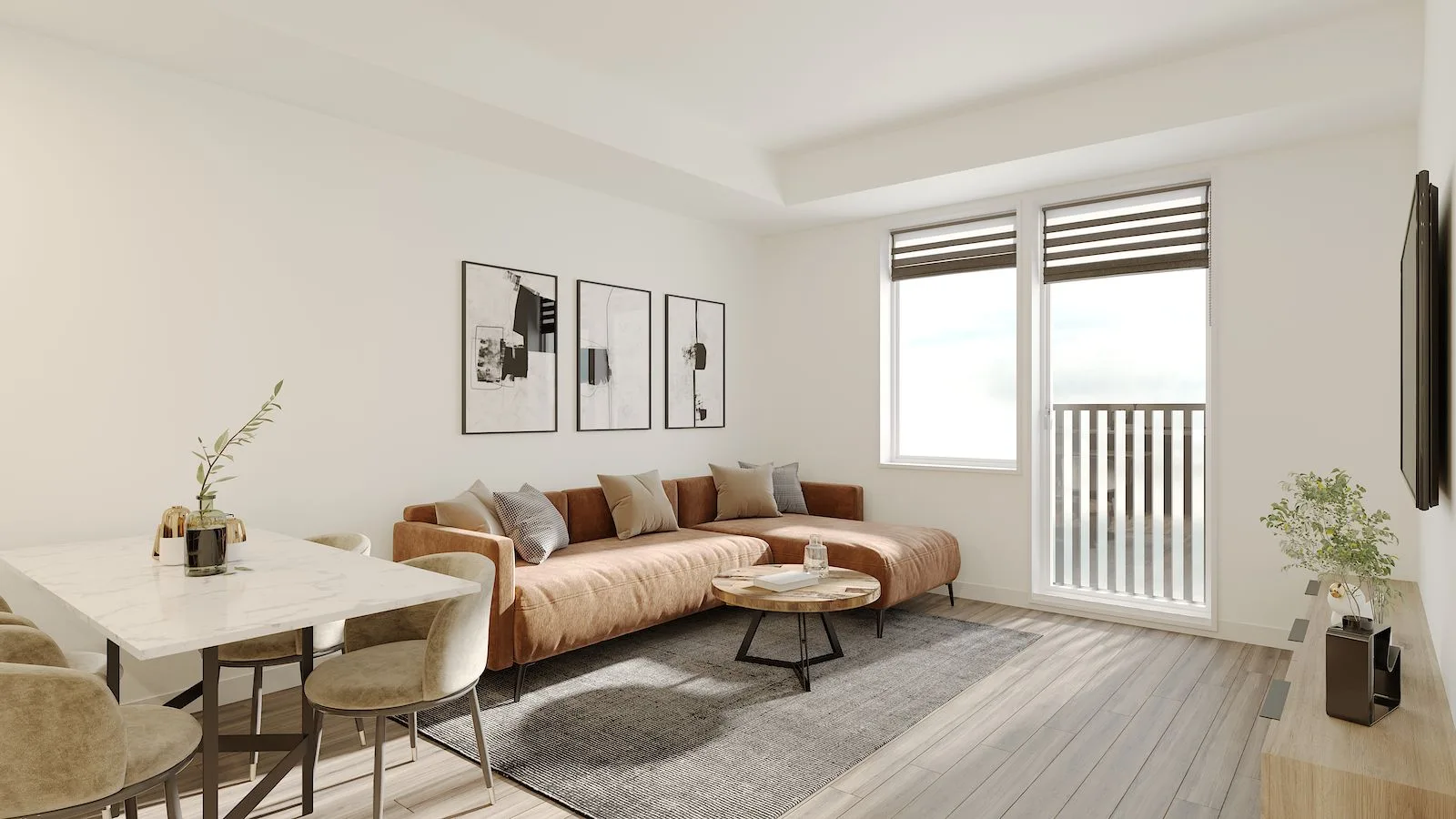 Upscale Apartment Building