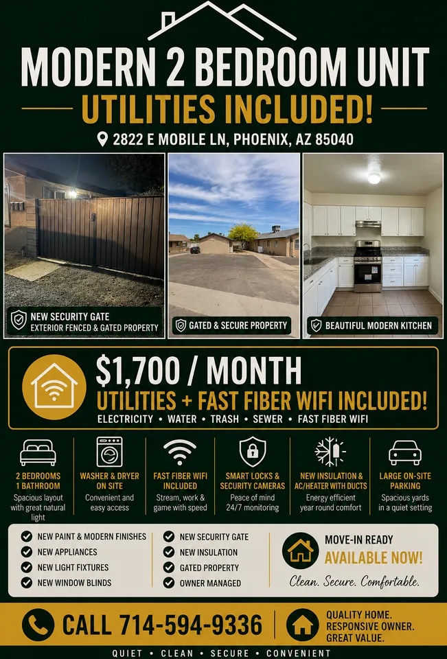 2822 E Mobile Ln, Phoenix, AZ 85040, USA