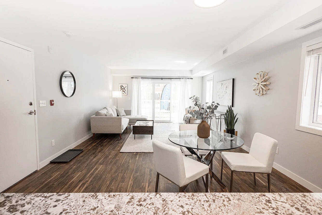 Spacious 2-Bedrooms, 2-Bathrooms Suite. Water + High-Speed Internet Included. Pet-Friendly (No Pet Deposit Required). Pa