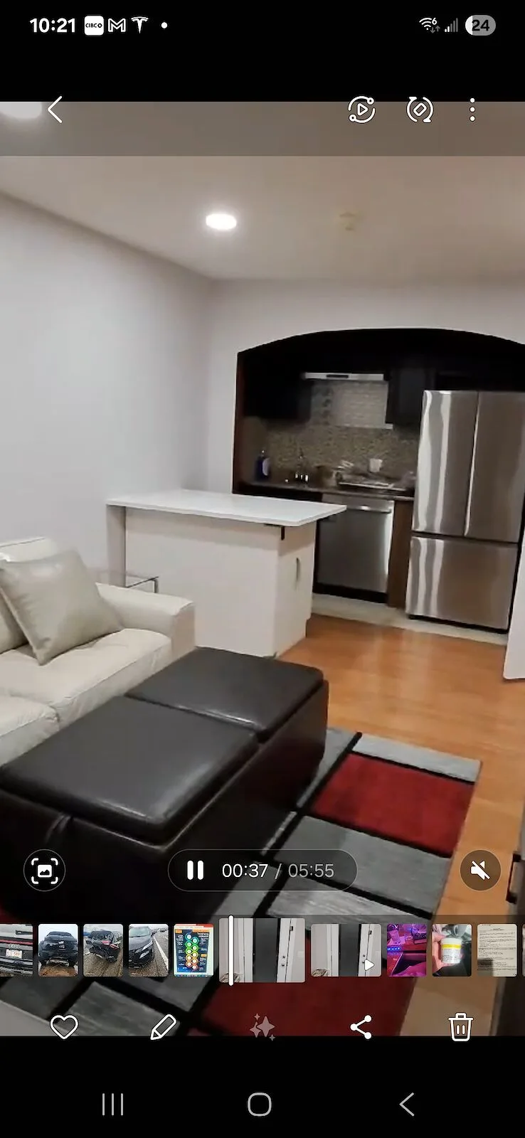 Cozy and furnished 1 Bedroom plus a Den Suite