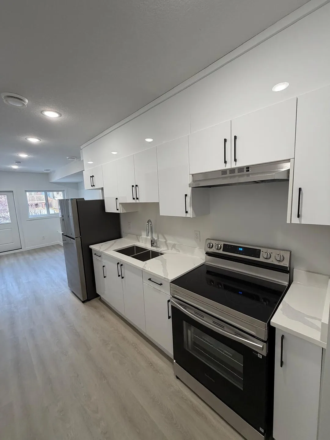 A modern legal suite basement