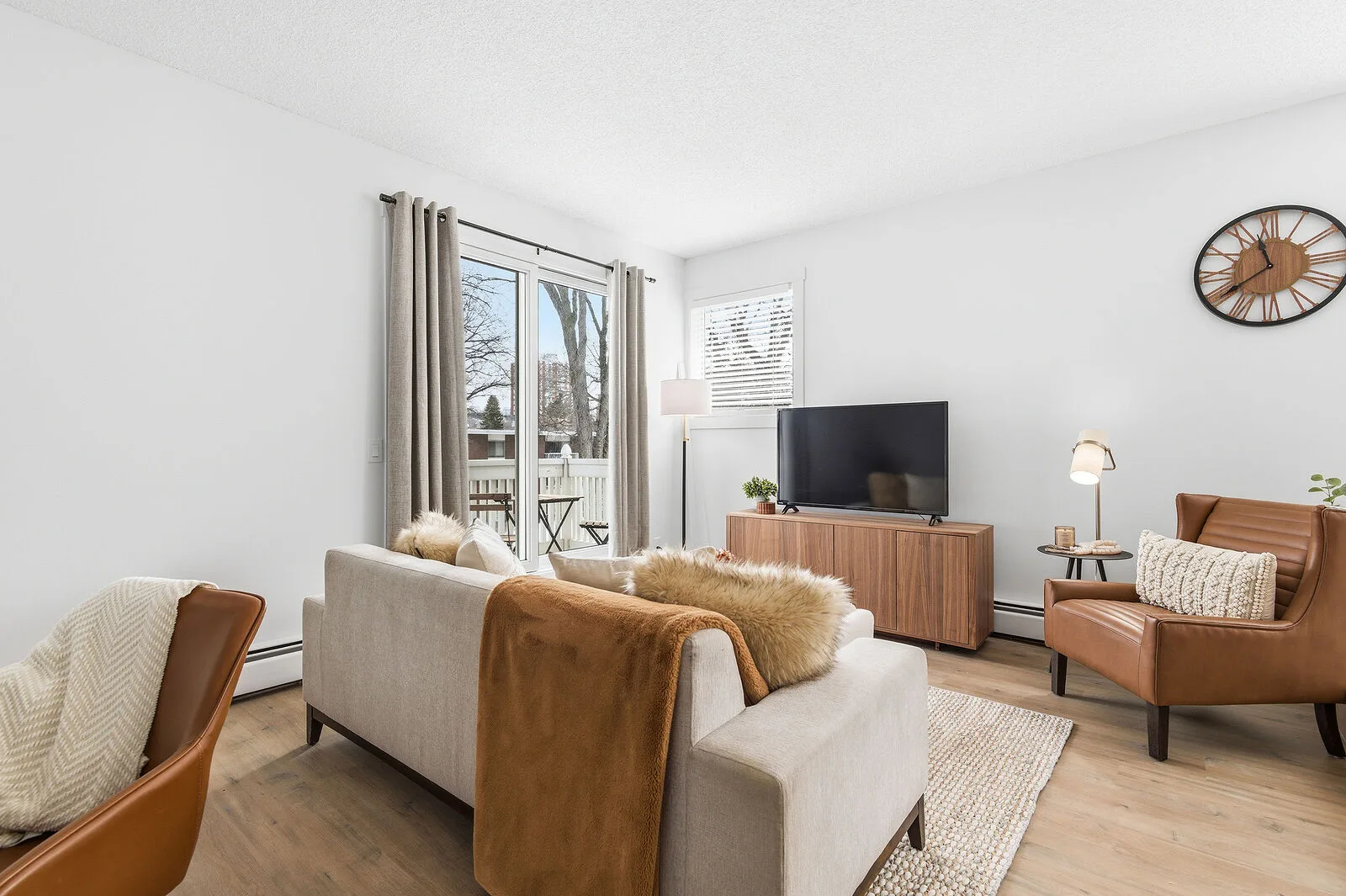Renovated 1 and 2 bedroom with in-suite laundry, balcony and heated parkade.